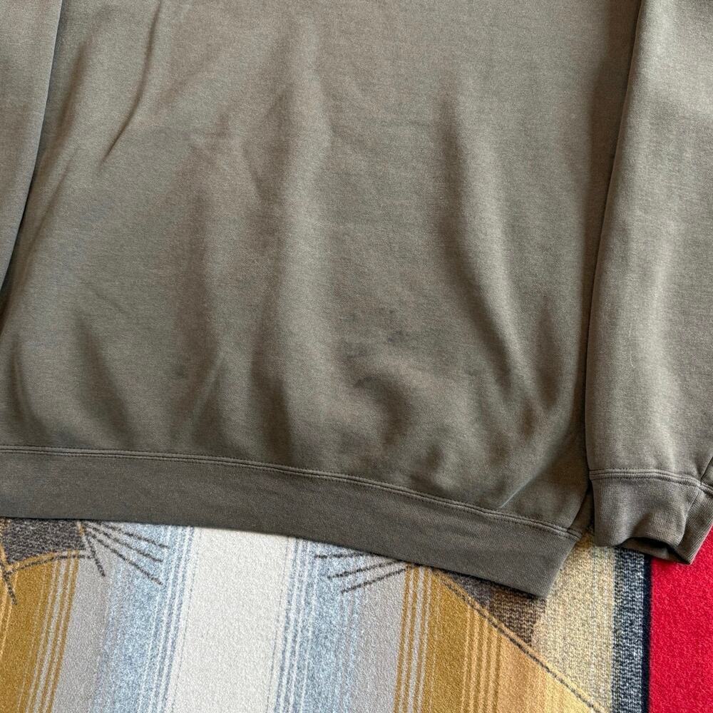 Vintage 90s Carhartt Embroidered Crewneck Sweatshirt Size XL Brown Workwear - Picture 5 of 8